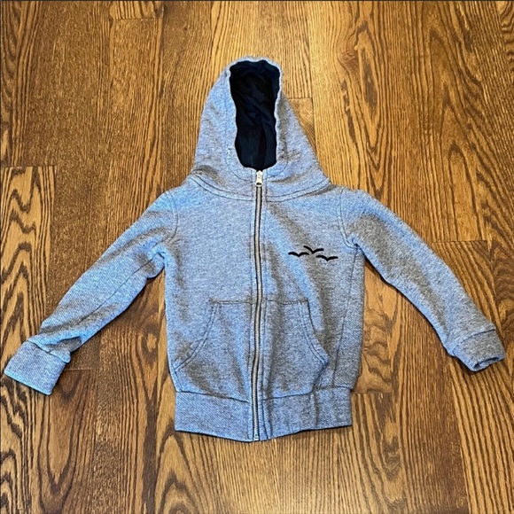 Lazy Pants Toddler grey zip up hoodie - Picture 1 of 4
